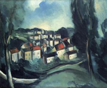 The Beautiful Village Artwork by Maurice De Vlaminck
