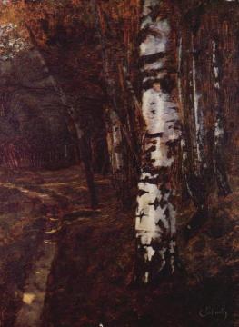 Birch Forest In Ferch Artwork by Carl Eduard Schuch