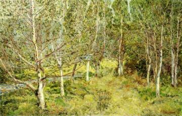 Spring Woods Artwork by Frederick Childe Hassam