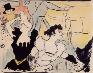 Au Bal Artwork by Henri de Toulouse-Lautrec
