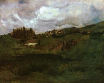 Tuscan Landscape Artwork by John Twachtman