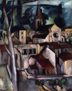 View Of Bougival Artwork by Maurice De Vlaminck