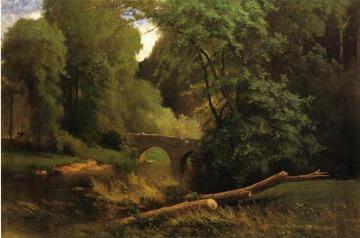 Cromwell's Bridge Artwork by George Inness