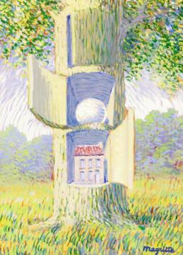 La voix du sang Artwork by Rene Magritte