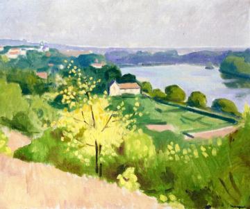 Yellow Tree Artwork by Albert Marquet