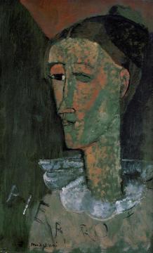 Pierrot Artwork by Amedeo Modigliani