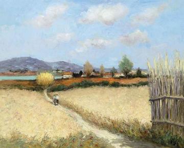 River Bank In Provence Artwork by Marcel Dyf
