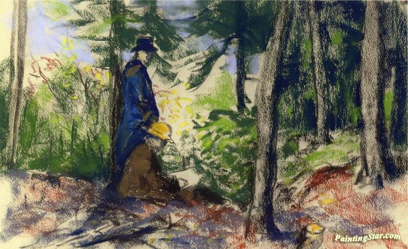 Sketchers In The Woods Artwork by Robert Henri