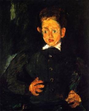 Boy In A Green Coat Artwork by Chaim Soutine