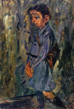 School Boy In Blue Artwork by Chaim Soutine