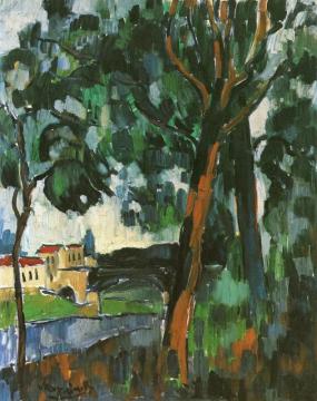 Large Tree Artwork by Maurice De Vlaminck