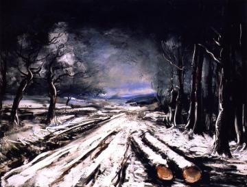 Road In The Snow Artwork by Maurice De Vlaminck