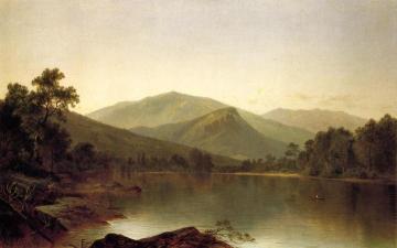 View on the Androscoggin River, Maine Artwork by David Johnson