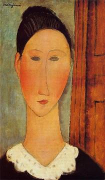 Head of a Girl Artwork by Amedeo Modigliani