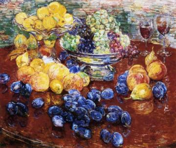 Still Life, Fruits Artwork by Frederick Childe Hassam
