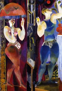 Juggler And Tightrope Walker Artwork by Duncan Grant