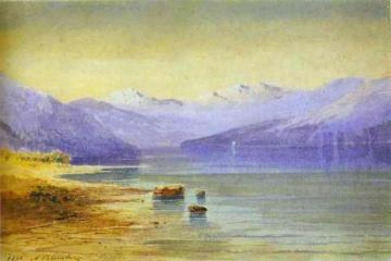 Mountain Lake, Switzerland Artwork by Alexei Kondratevich Savrasov
