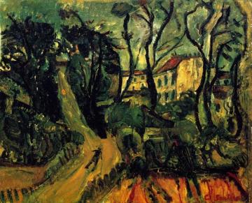 Landscape With Houses Artwork by Chaim Soutine