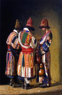 Dervishes In Festive Clothes, Tashkent, Uzbekistan Artwork by Vasily Vasilevich Vereshchagin