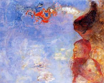 The Fallen Angel Artwork by Odilon Redon