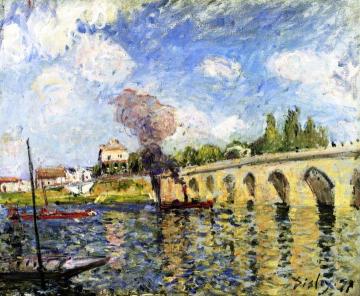The Sevres Bridge Artwork by Alfred Sisley