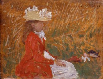 Portrait Of Miss Rose Pettigrew Artwork by Philip Wilson Steer