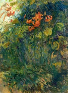 Tiger Lilies Artwork by John Twachtman