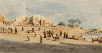 View Of Luxor (ansicht Von Luxor) Artwork by Carl Friedrich Heinrich Werner
