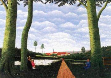 Urville (aube), Small Marsh At Beutet Artwork by Camille Bombois