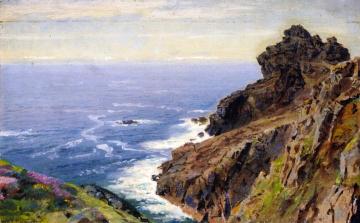 Coast near Boscastle, Cornwall Artwork by William Trost Richards