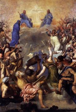 The Trinity In Glory Artwork by Titian
