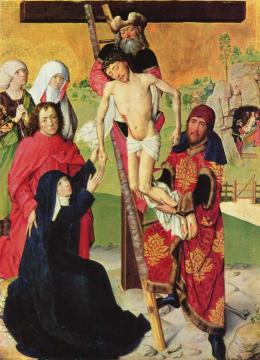 Déposition Artwork by Master of the Life of the Virgin