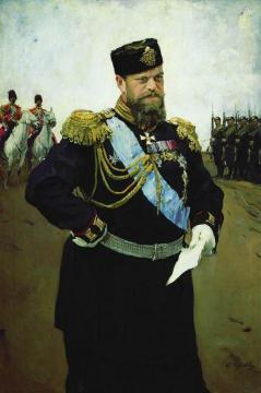 Portrait of Emperor Alexander III Artwork by Valentin Serov