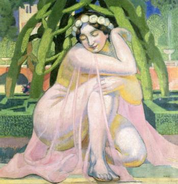 Bathsheba Bathing In The Gardens Of Grenade Artwork by Maurice Denis