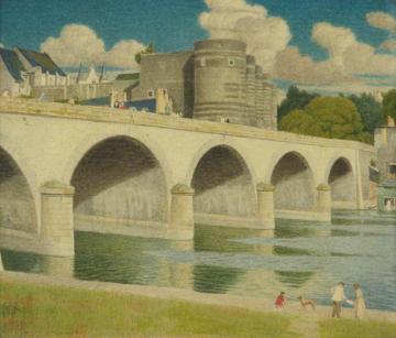 The Castle Of Angers, France Artwork by Joseph Edward Southall