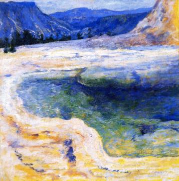 The Emerald Pool Artwork by John Twachtman