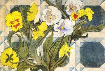 Pansies Artwork by Stanislaw Wyspianski