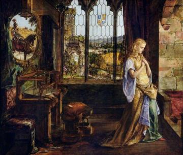 The Lady Of Shalott Artwork by William Maw Egley
