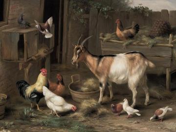 The Happy Farmyard Artwork by Edgar Hunt