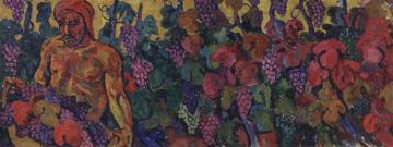 Picking Grapes Artwork by Pyotr Konchalovsky