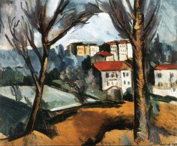 Village In Provence Artwork by Maurice De Vlaminck