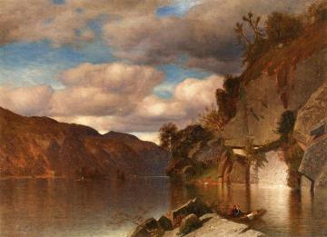 In the Highlands Artwork by Samuel Colman Jr.