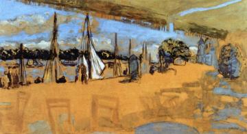 The Quay du Pouliguen Artwork by Edouard Vuillard