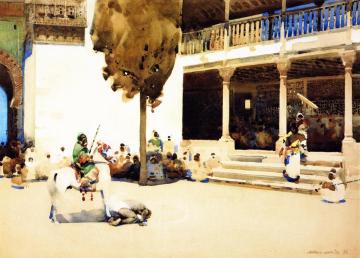 A Captured Spy Artwork by Arthur Melville