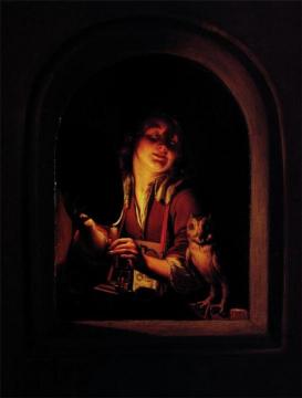 The Tablet Grocer Artwork by Godfried Schalcken