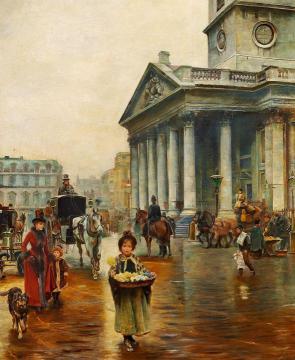 St. Martin In The Fields Artwork by Thomas Benjamin Kennington
