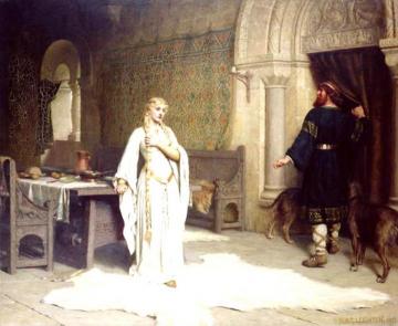 Lady Godiva Artwork by Edmund Blair Leighton