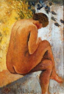 Dina at the Farm Artwork by Aristide Maillol