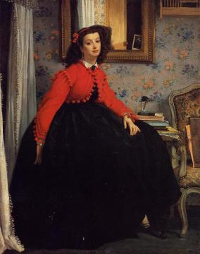 Portrait Of Mademoiselle L. L. Artwork by James Tissot
