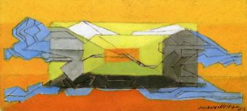 Race Horse Artwork by Jacques Villon